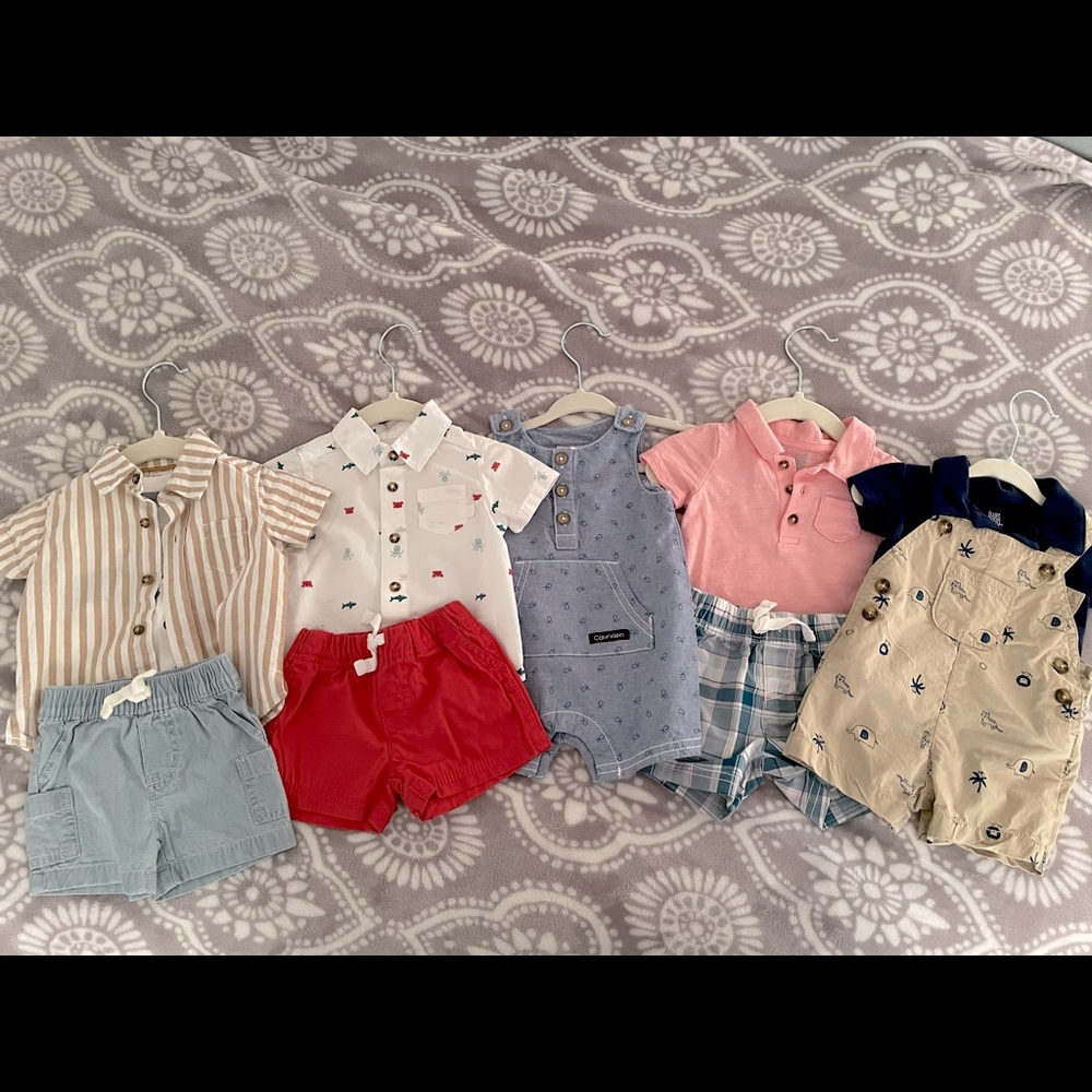 Super Cute Baby Boys 0-3 Month Summer Bundle!